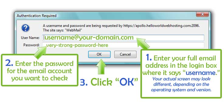Webmail Login From The Client Portal